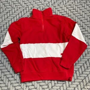 Solid and Striped sweatshirt quarter zip. Medium